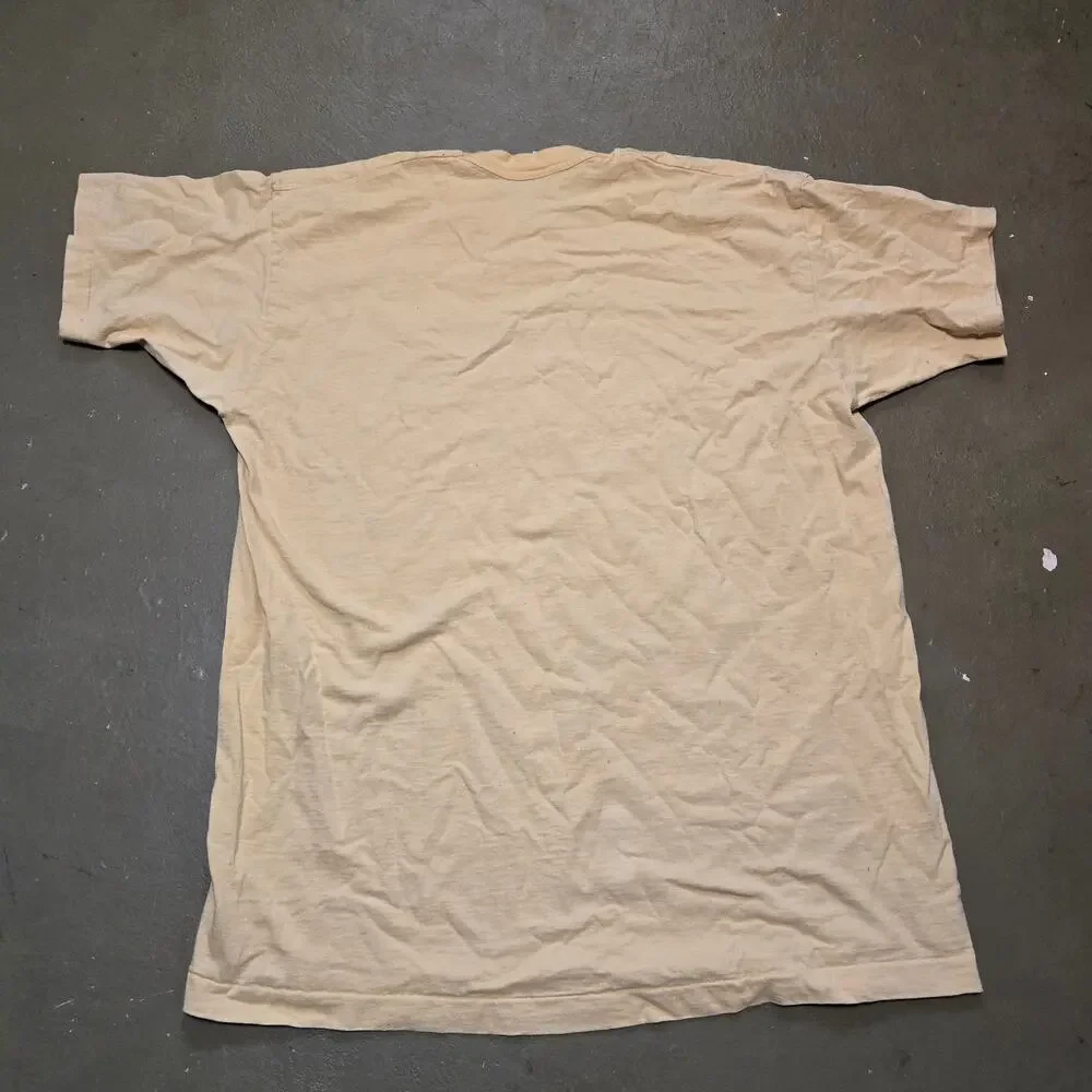 Vintage Indianpendants Day William's & Ree Short Sleeve‎ Yellow T-Shirt Size XXL